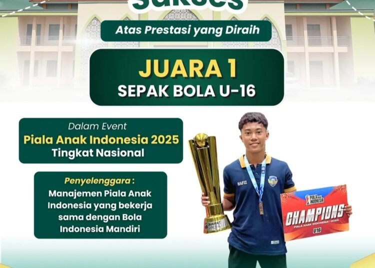 Prestasi Gemilang di Awal Tahun 2026, Siswa MAN 2 Gresik Juara 1 Sepak Bola U-16 Tingkat Nasional