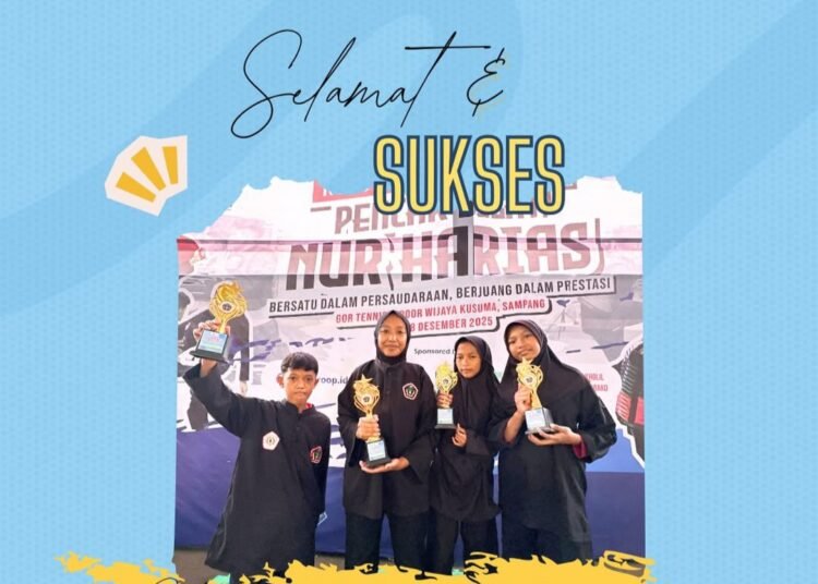 Hebat !! 4 Siswa UPT SMPN 10 Gresik Ukir Prestasi Gemilang Kejuaraan Pencak Silat Tingkat Nasional