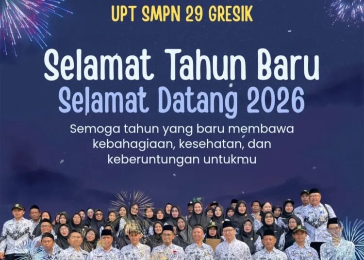 2026, Kepala UPT SMPN 29 Gresik: Semoga Membawa Keberkahan, Kesehatan dan Kesuksesan