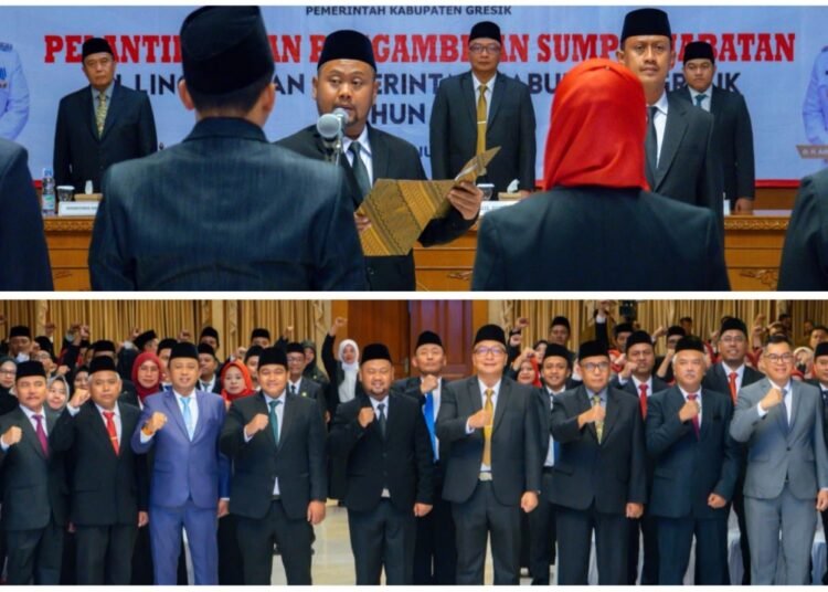 Awali 2026, Kepemimpinan Gus Yani dan Dokter Alif Lantik 55 Kepala Sekolah dan 21 Pejabat Fungsional