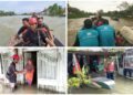 Tanggap Bencana, Nurul Hayat Gunakan Perahu Nelayan Salurkan Bantuan di Titik Terparah Banjir Lamongan