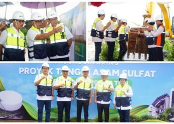 Dukung Ketahanan Pangan, Petrokimia Gresik Bangun Tangki Asam Sulfat 40 Ribu Ton Perkuat Pasokan Bahan Baku NPK Nasional