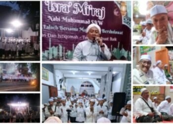 Bergelimang Berkah !! Peringatan Isra’ Mi’raj Nabi Muhammad SAW di Masjid Al- Falach Bersama Majelis Siji Bersholawat