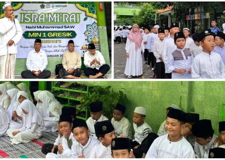 MIN 1 Gresik Peringati Isra’ Mi’raj 1447 H Usung Tema “Menjaga Salat, Menata Hati, dan Memperkuat Ikatan Spiritual dengan Allah SWT”