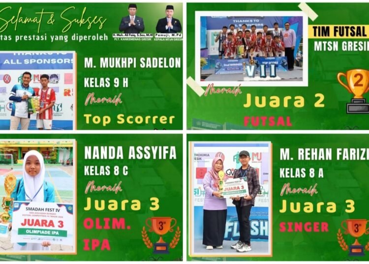 MTsN Gresik Borong Prestasi di Ajang “Flash to Fest 2026” SMA Assa’adah Bungah