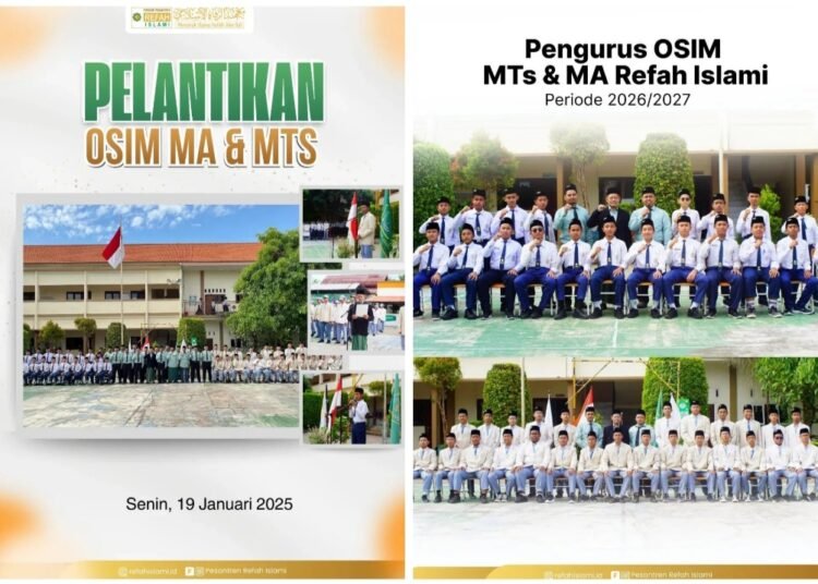 Pelantikan OSIM Pesantren Refah Islami 2026: Awal Babak Baru Kepemimpinan Santri