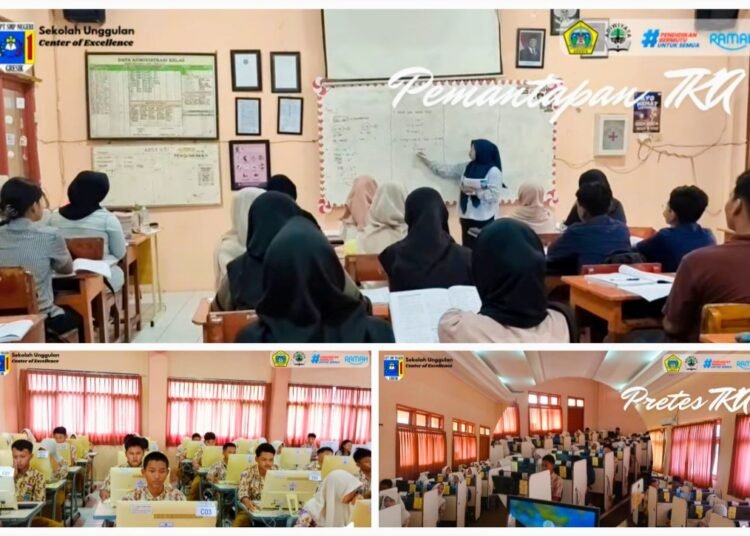 Asah Kemampuan Literasi dan Numerasi Siswa, UPT SMPN 1 Gresik Gelar Tes Kemampuan Akademik 2026