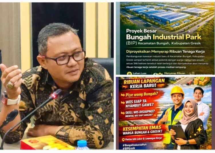 Berpihak pada Rakyat !! DPRD Gresik Pastikan Kawal Proses Pembebasan Lahan Proyek Besar Bungah Industrial Park