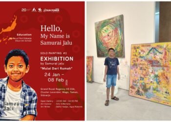 Catatan Pameran Tunggal ke-2 Samurai Jalu: Kolaborasi Dua Generasi, Saat Rumah Dan Dinding Menjadi Ekspresi Jiwa