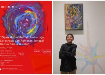 Catatan Pameran Seni Rupa Tunggal Samurai Jalu: Rumah Jadi Ruang Pameran sekaligus Wadah Homeschooling