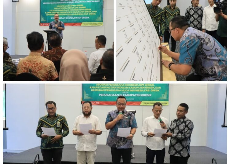 Pemkab Gresik Bersama PA dan Dunia Usaha Gelar Deklarasi Komitmen Lindungi Hak Perempuan dan Anak Pasca Perceraian