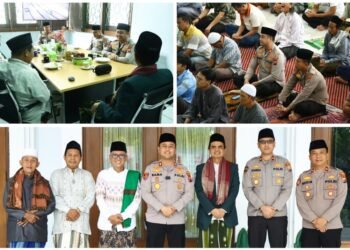 Usai Salat Jumat, Kapolres Gresik Silaturahmi dengan Pengurus Masjid Agung Maulana Malik Ibrahim