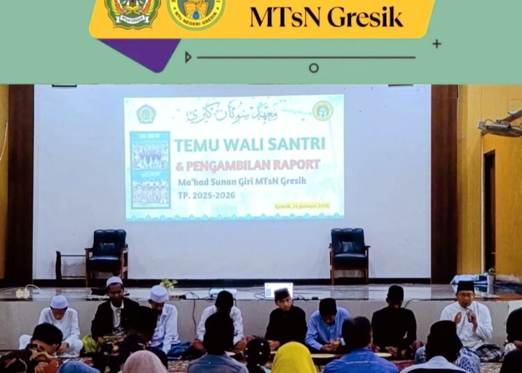 Temu Wali Santri Ma’had Sunan Giri MTsN Gresik Berlangsung Khidmat Penuh Manfaat