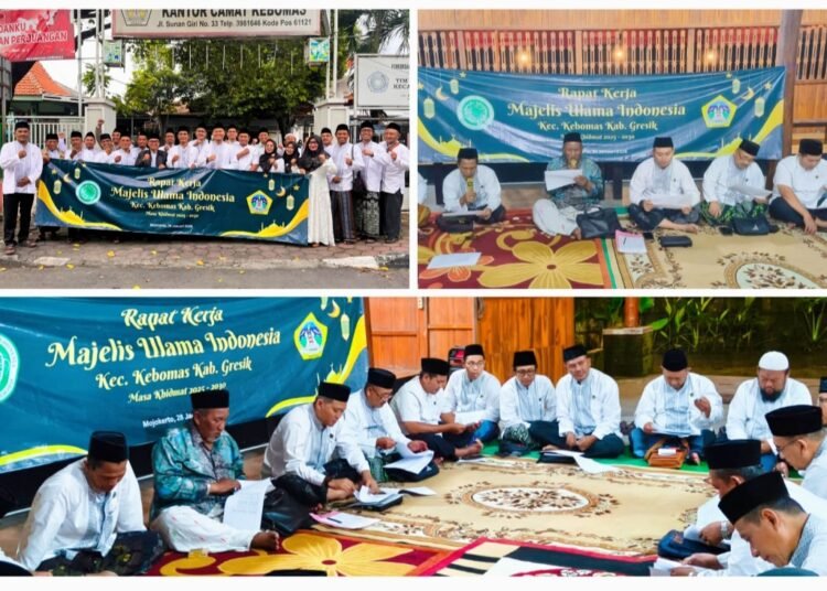 Semangat Mengabdi, Pengurus MUI Kebomas Gelar Raker Susun Program Terbaik untuk Umat