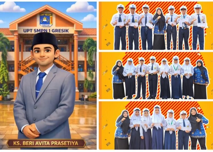 Inilah Murid SMPN 1 Gresik Peraih Nilai Tertinggi Bidang Matematika, IPA, dan IPS di Ajang Science Camp Spensagres