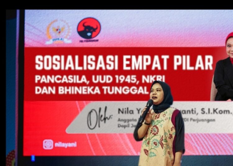 Ratusan Pelaku IKM Gresik Ikuti Sosialisasi 4 Pilar MPR RI, Nila Yani: Demi Wujudkan Keadilan Ekonomi