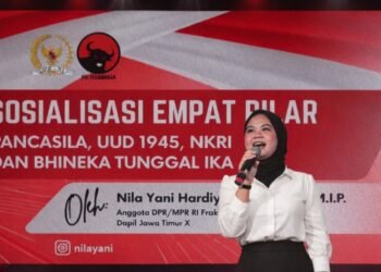 Bersama Pelaku Ekonomi Kreatif Gresik, Nila Yani Gelar Sosialisasi 4 Pilar MPR RI