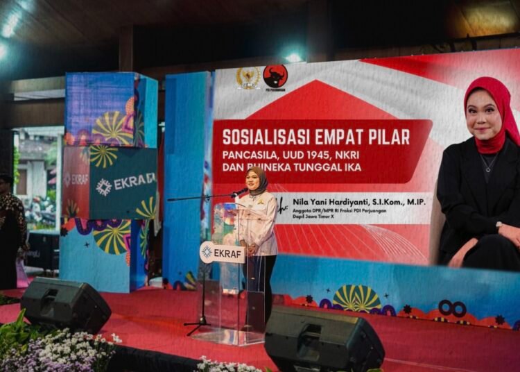 Nila Yani DPR RI Penuh Semangat Gelar Sosialisasi 4 Pilar MPR RI Bersama Ratusan Pelaku Kuliner Gresik