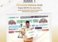 Santri Refah Islami Juara 1 Olimpiade Bahasa Arab Tingkat SMP/MTs se-Jawa Timur