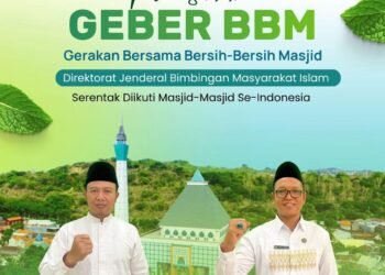 Kemenag Gresik Siap Sukseskan GEBER BBM “Gerakan Bersama Bersih-Bersih Masjid”