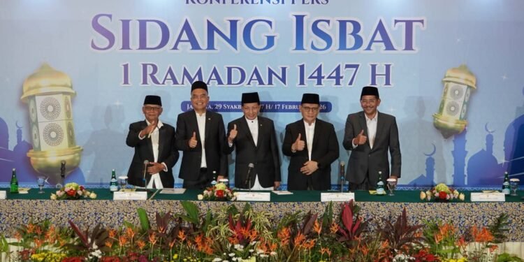 Pemerintah Tetapkan 1 Ramadan 1447 H Jatuh pada Kamis 19 Februari 2026