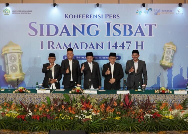 Pemerintah Tetapkan 1 Ramadan 1447 H Jatuh pada Kamis 19 Februari 2026