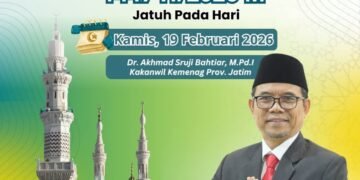 Kakanwil Kemenag Jatim Ajak Seluruh Umat Islam Sambut Ramadan Penuh Suka Cita