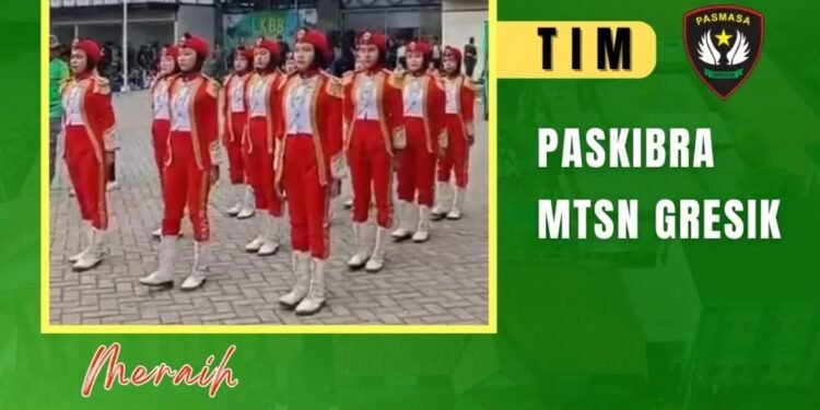 Inilah Prestasi Gemilang Tim Paskibra MTsN Gresik di Ajang LKBB Student Specta 2026