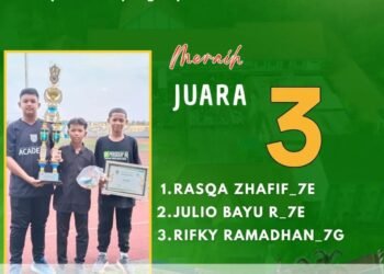 Jooss !! Murid MTsN Gresik Juara 3 di Ajang Swaliga Gresik Selatan