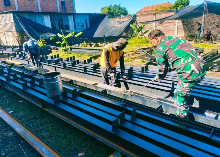 Koramil Wringinanom Dukung Pembangunan Koperasi Merah Putih, Wujudkan Ekonomi Kerakyatan
