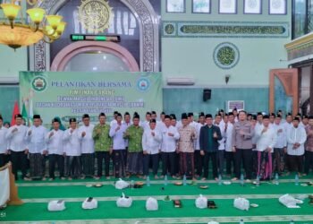 Resmi Dilantik, Pengurus PC DMI dan BKMM Kecamatan Sidayu Siap Makmurkan Masjid dan Berdayakan Umat