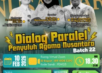 Perkuat Literasi Digital, Pena Da’i Nusantara Gelar Dialog Paralel Batch 22: Kolaborasi ELIPSKI dan Penyuluh Agama