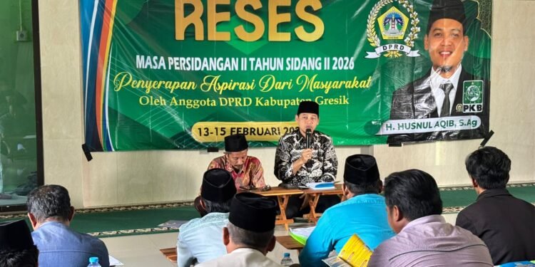 Merakyat !! Gus Aqib DPRD Gresik Gelar Serap Aspirasi Masyarakat di MWCNU Dukun