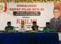 H Khilmi Penuh Semangat Gelar Sosialisasi 4 Pilar MPR RI Bersama Ansor Balongpanggang