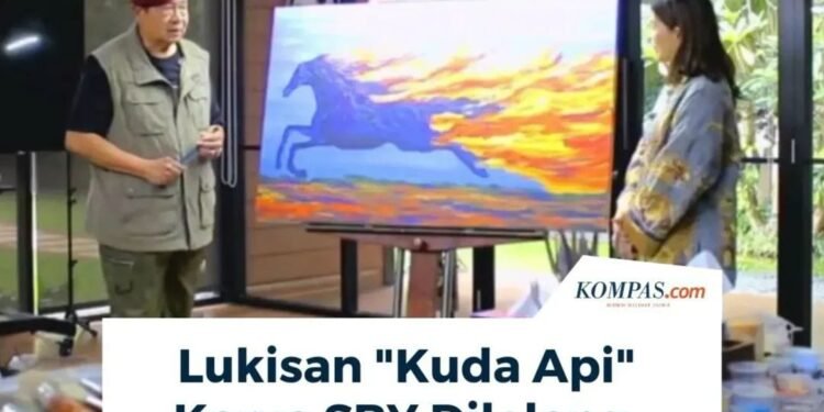 Membedah Pembacaan Wahyu Nugroho atas Fenomena Lelang Lukisan Kuda Api Susilo Bambang Yudhoyono