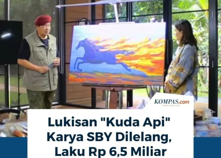 Membedah Pembacaan Wahyu Nugroho atas Fenomena Lelang Lukisan Kuda Api Susilo Bambang Yudhoyono