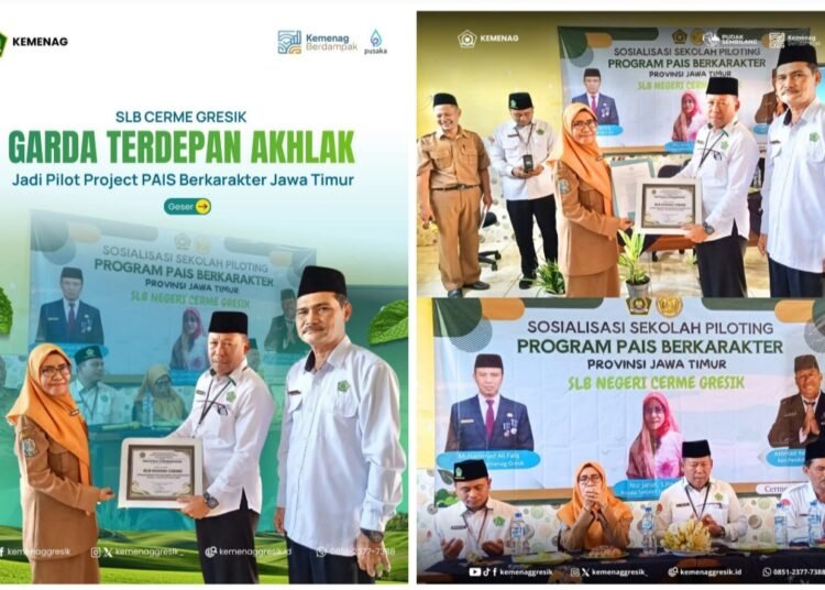 SLB Cerme Terpilih Jadi Sekolah Piloting Program PAIS Berkarakter Provinsi Jawa Timur