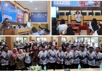 Tingkatkan Kompetensi, Bupati Bersama PGRI Gresik Hadirkan Master Matematika Langsung dari Jepang