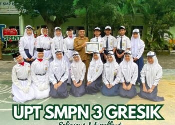 Kerja Keras Bersama Ciptakan Kemenangan yang Indah: Selamat !! Tim Pasus SMPN 3 Gresik Raih Juara Utama Latgab Gempar Gresik