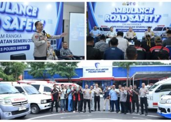 Operasi Keselamatan Semeru 2026, Polres Gresik Fokuskan Ambulance Road Safety