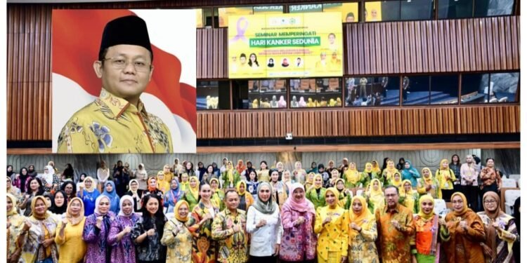 Ketua FPG DPR RI M. Sarmuji Ajak Masyarakat Peduli Kesehatan serta Deteksi Dini Kanker