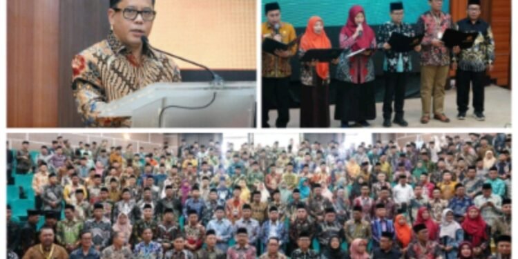 Seminar di Surabaya, Sekjen Kemenag RI Dorong Penguatan Tata Kelola dan Kesejahteraan Guru Madrasah 