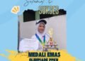 Ukir Prestasi Tiada Henti, Siswi SMPN 10 Gresik Raih Medali Emas Olimpiade PPKN Tingkat Nasional