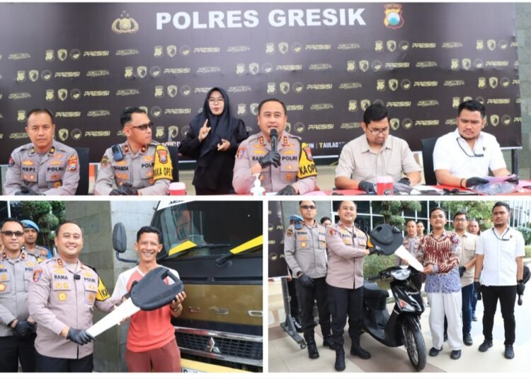 Gerak Cepat !! Truk dan Motor Raib Berhasil Dikembalikan ke Pemiliknya: “Terima Kasih Pak Kapolres Gresik”