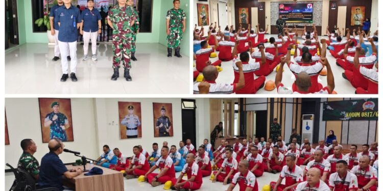 Kodim 0817/Gresik Gelar Patriotic Leadership Program untuk Karyawan PT Indospring Tbk