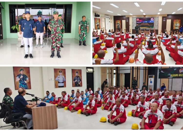 Kodim 0817/Gresik Gelar Patriotic Leadership Program untuk Karyawan PT Indospring Tbk