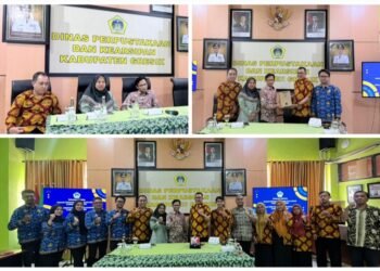 Bawaslu Gresik Jajaki Kerja Sama dengan Dinas Perpustakaan & Kearsipan Amankan Dokumen Pengawasan