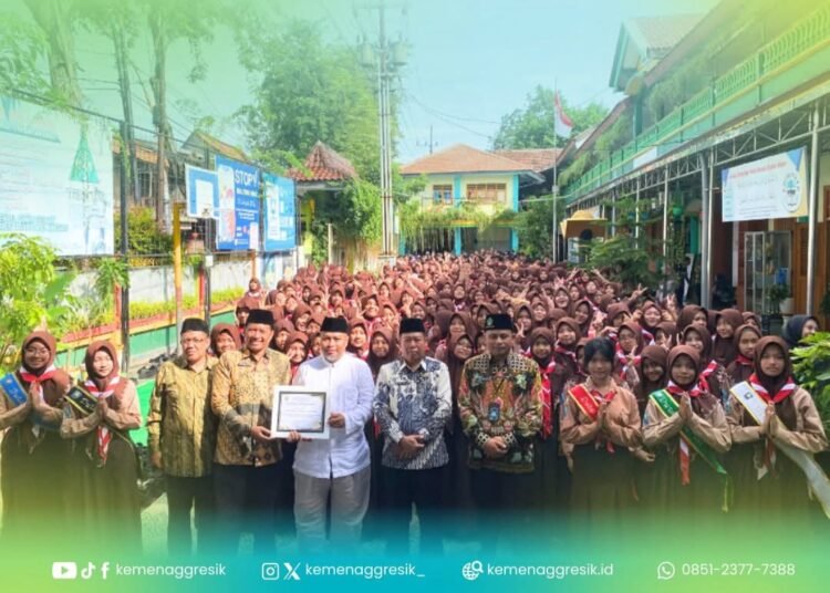 UPT SMP Negeri 2 Gresik Resmi Ditetapkan sebagai Sekolah Piloting Program “PAIS Berkarakter & Moderat Beragama”