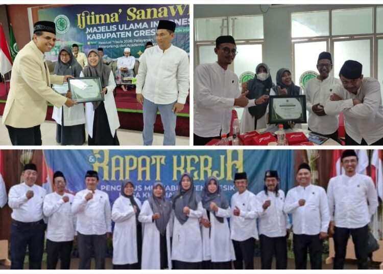 Komisi Seni, Budaya Islam dan Remaja Raih Penghargaan sebagai Komisi Produktif dan Inovatif MUI Gresik di Gelaran Ijtima Sanawi 2026