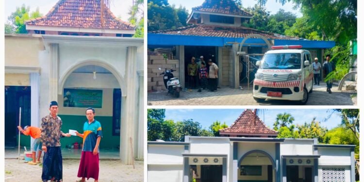 Pintu Masuk Jenazah Terlalu Sempit, Baper Panceng Galang Dana Renovasi Musala Ainul Yaqin Wonorejo Dalegan